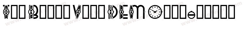 The Black Veil DEM Ottf字体转换